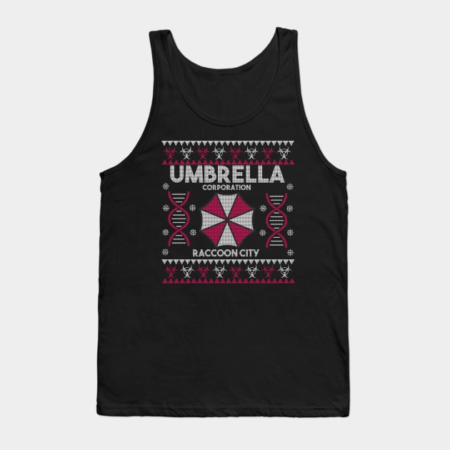 Horror Games Ugly Sweater Tank Top by buby87